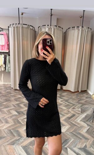 9735-101002 MİNİ ÖRME TRİKO ELBİSE