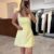 12328-BOYUNDAN ASKILI MİNİ ELBİSE
