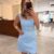 12419-KEMERLİ MİNİ ELBİSE