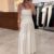 12381-STRAPLEZ MİDİ ELBİSE