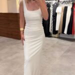 12439-ASKILI MAKSİ ELBİSE