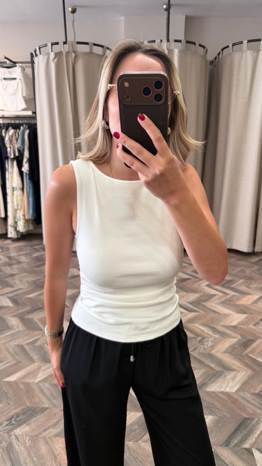 31589-BÜZGÜLÜ KAYIK YAKA TOP