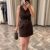 90943-KEMER DTY MİNİ ELBİSE