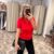 10779-BİSİKLET YAKA KISA KOL TRİKO