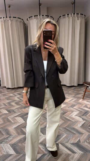 60817-YAN DÜĞMELİ BLAZER