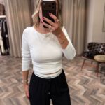 31401-BÜZGÜLÜ KAYIK YAKA TOP
