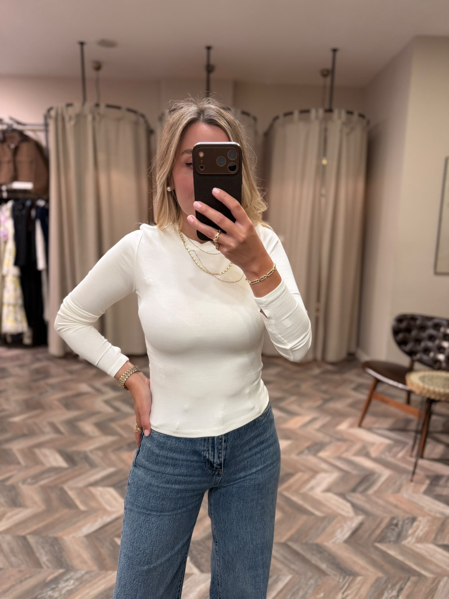 5068-KOLU YIRTMAÇLI TSHIRT