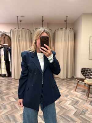 6344-ÇİFT DÜĞME BLAZER CEKET