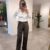 31743-KEMERLİ SATEN PANTOLON